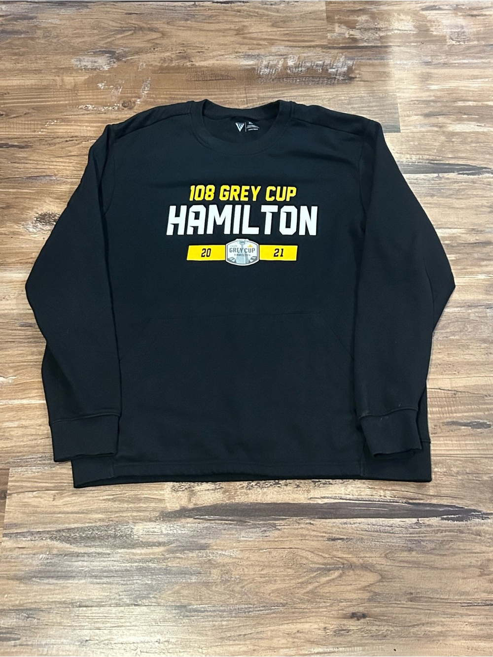 2021 CFL Hamilton Tiger Cats Grey Cup Crewneck Sweatshirt XL